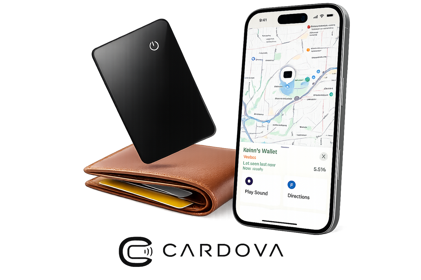 Cardova™ Find My Wallet Tracker