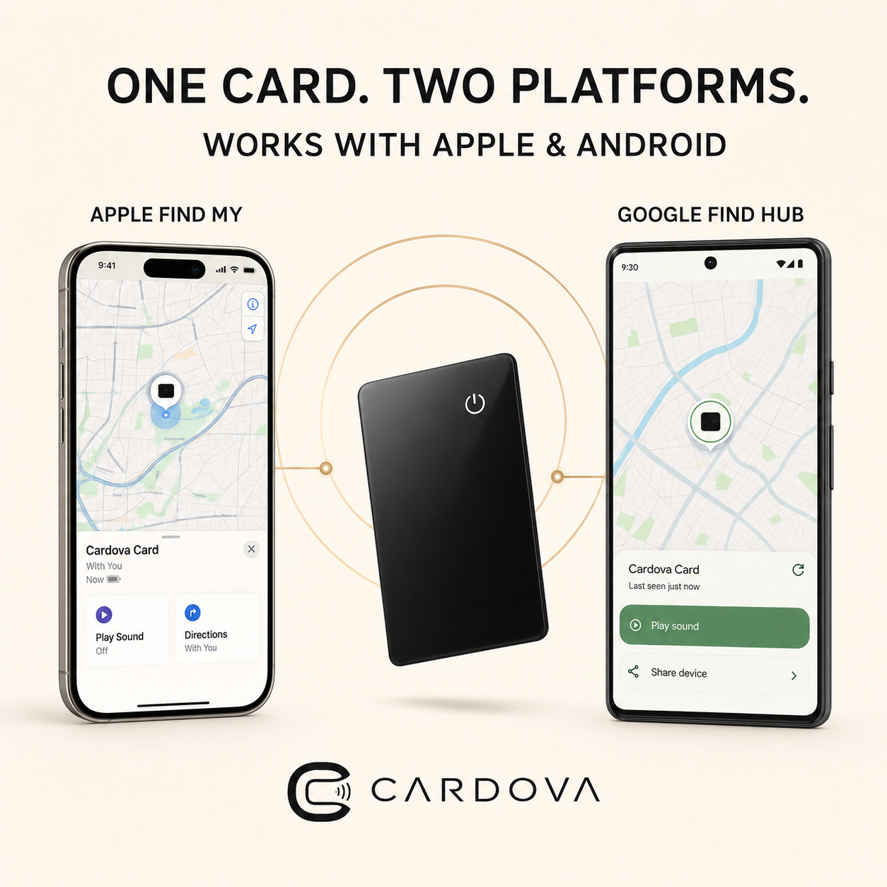 Cardova™ Find My Wallet Tracker
